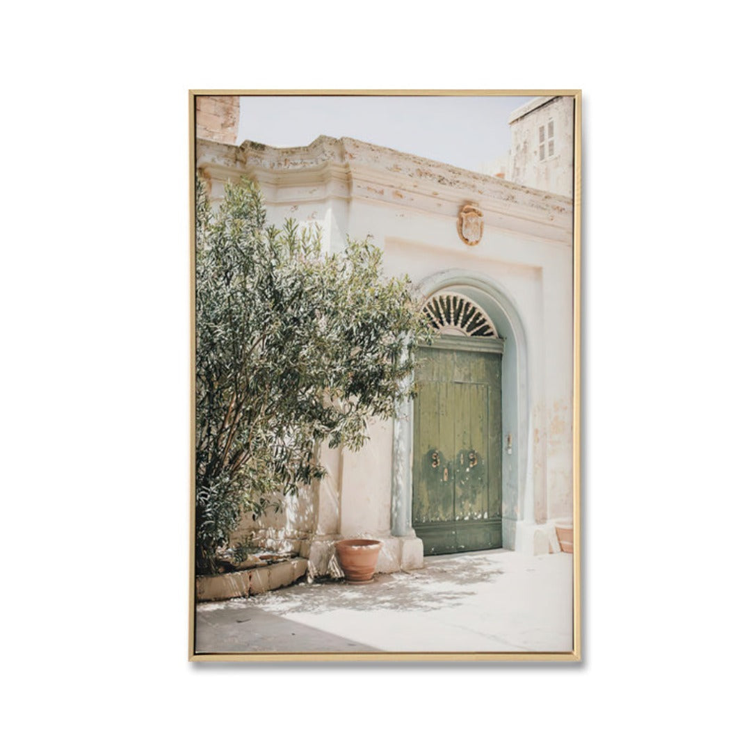 The Green Door Canvas Brushed Canvas