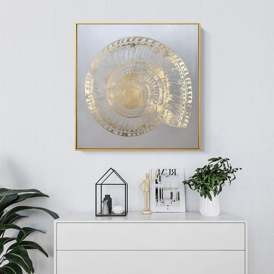 Gold Seashell Wall Art – Bango Jango Homewares