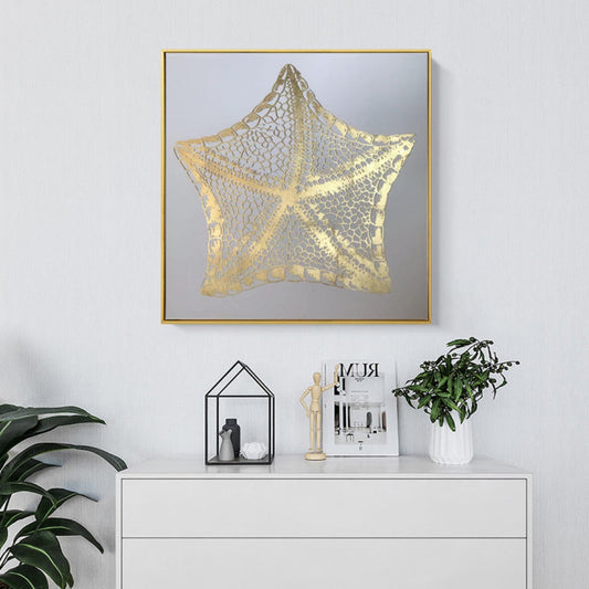 Gold Starfish Wall Art