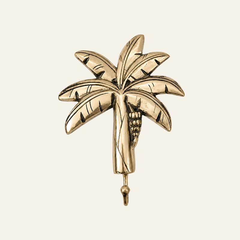 Brass Banana Tree Wall Hook