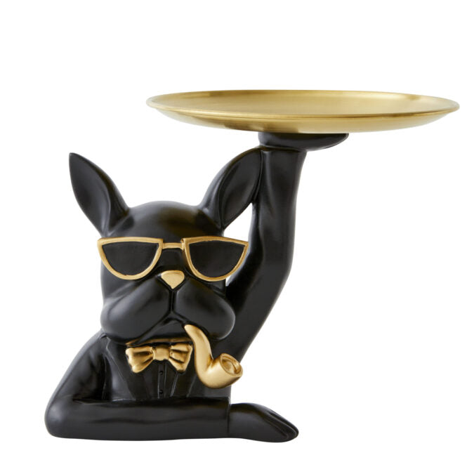 Bulldog w/Pipe Tray, White