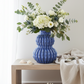 Cobalt Coast Ceramic Vase