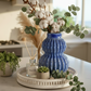 Cobalt Coast Ceramic Vase