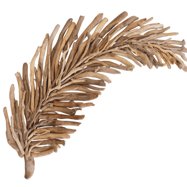 Driftwood Sway Leaf Wall Art