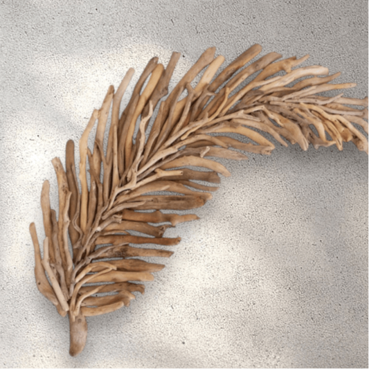 Driftwood Sway Leaf Wall Art