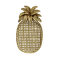 Gold pineapple-shaped decorative tray