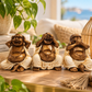 Hear, Speak, See No Evil Buddha Set