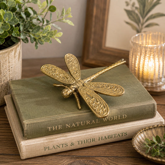 Brass Dragonfly Figurine