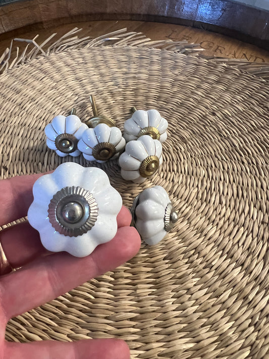 White and Silver Door Knobs