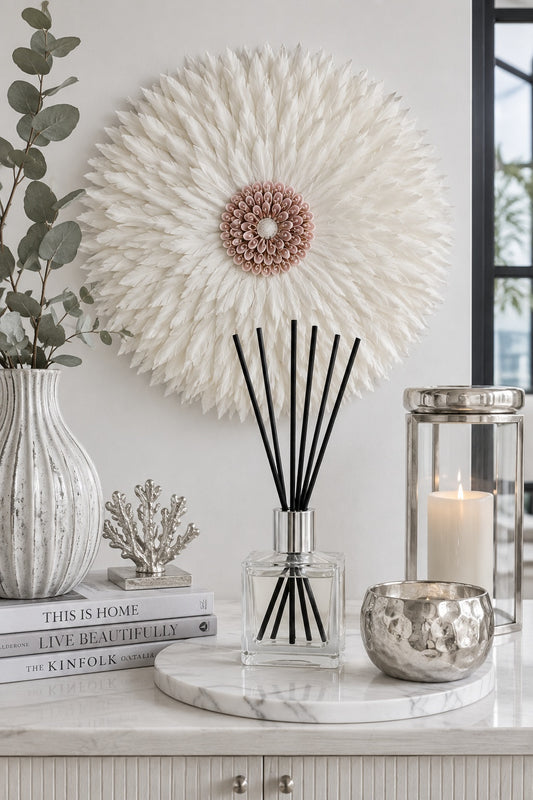 Kauai Feather & Shell Wall Hanging