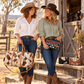 Saddle Blanket & Tooled Leather Clutch.