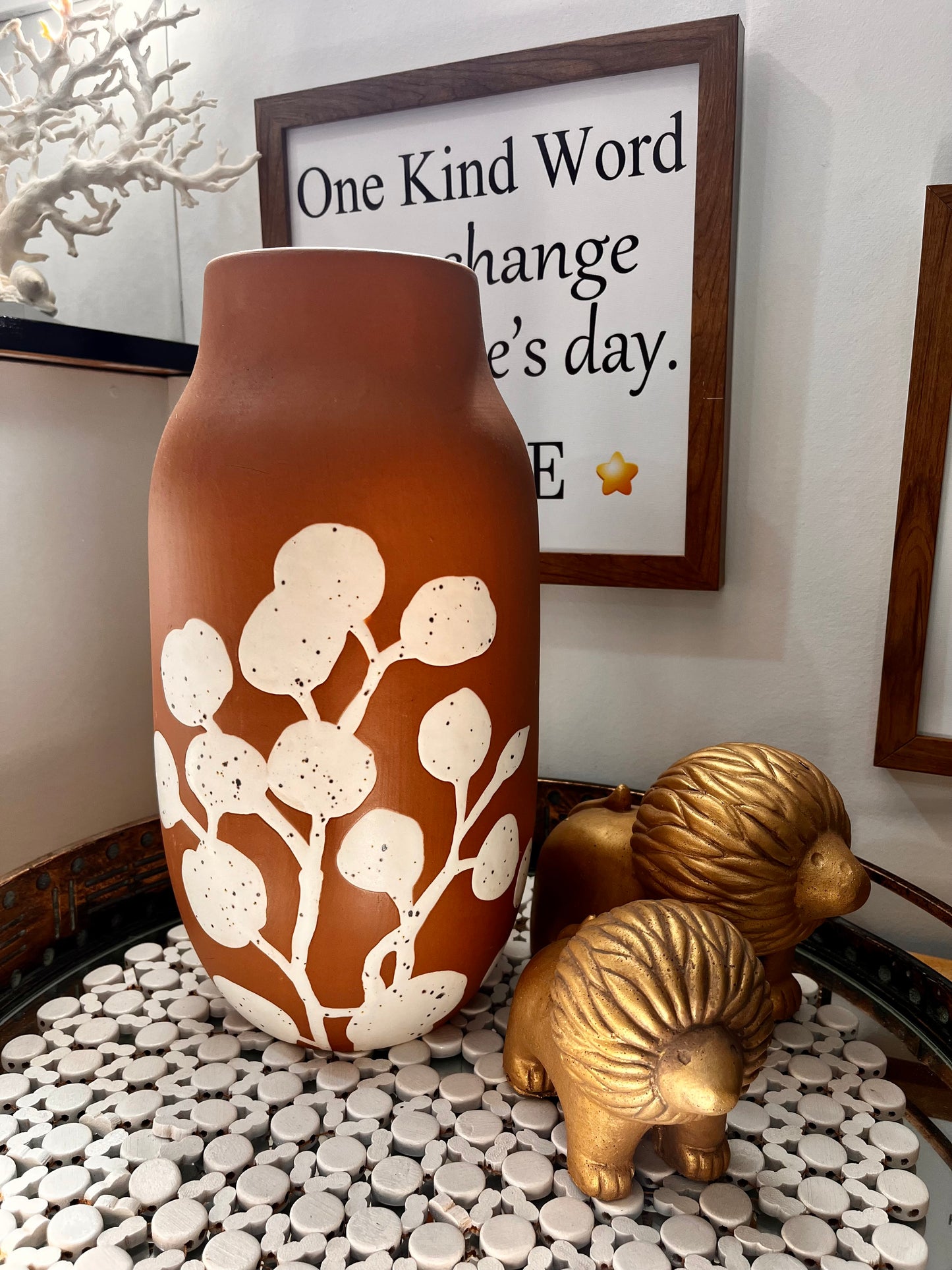 Terracotta Pattern Vase