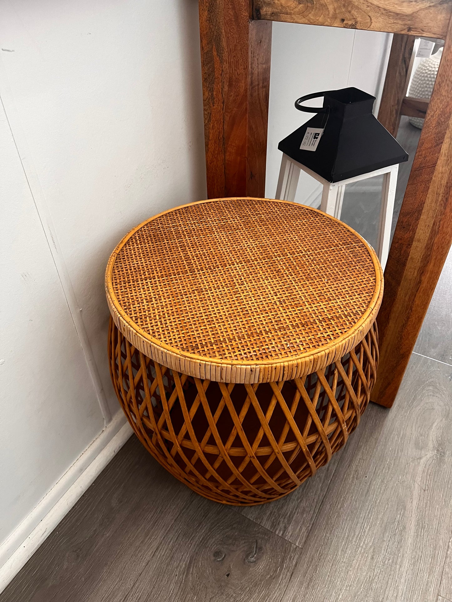 Rattan Side Table