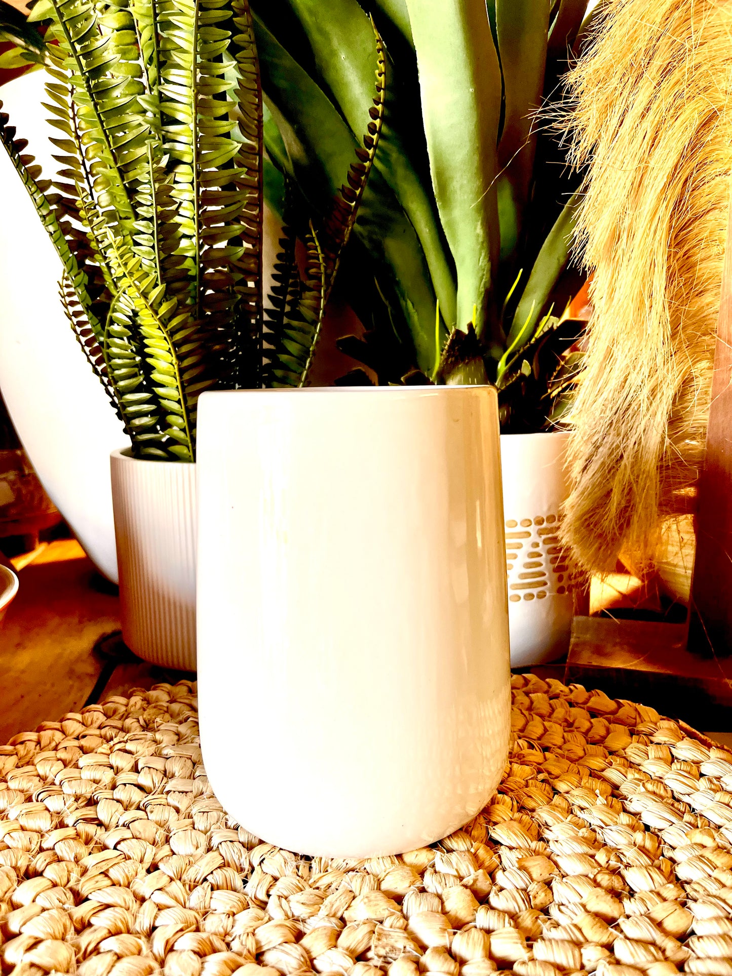 White Ceramic Vase