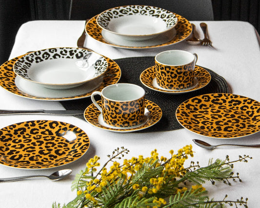 Leopard Edition 20pc Dinner Set