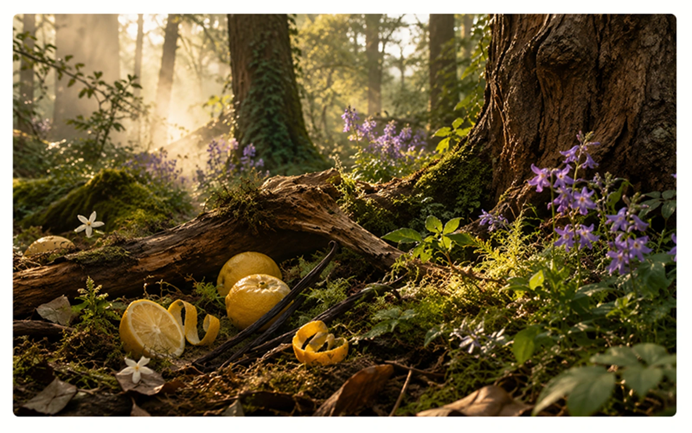 Inner Fire home fragrance with bergamot and woodland scents