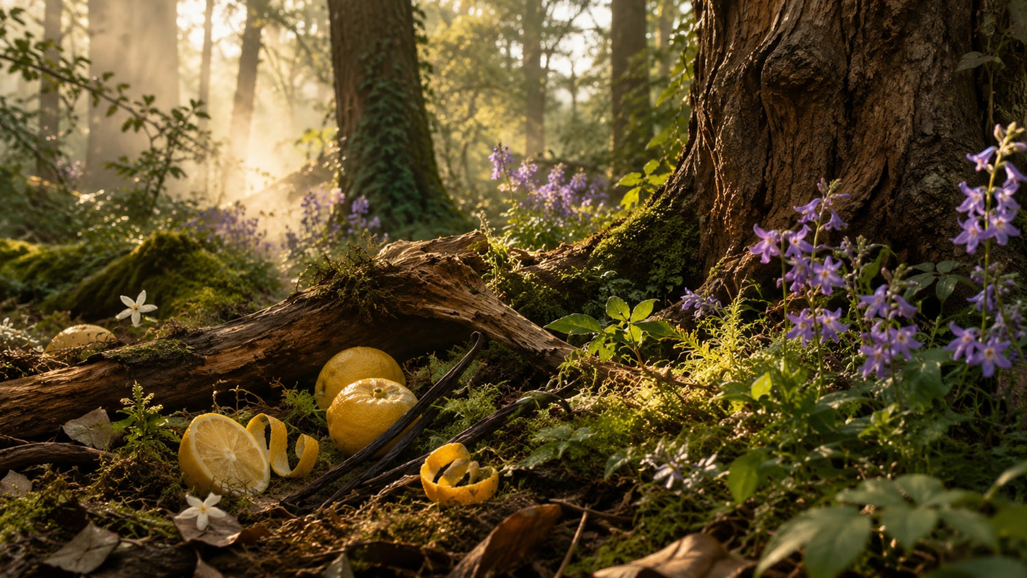 Inner Fire home fragrance with bergamot and woodland scents