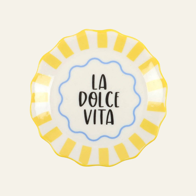 Ceramic La Dolce Vita Trinket Dish