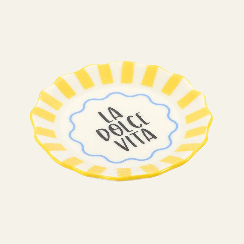 Ceramic La Dolce Vita Trinket Dish
