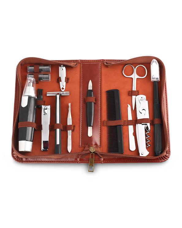 Men's Republic Men's Republic - Men's Grooming Kit - 12 Pieces in Zipper Bag