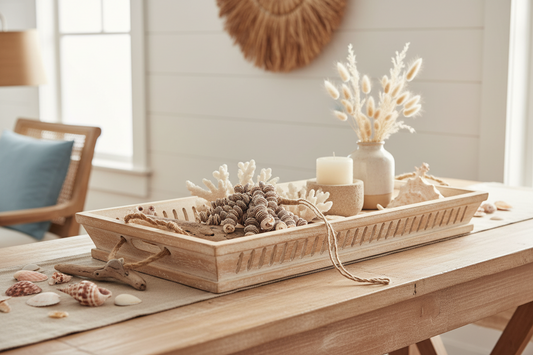 Natural Shell Cluster Hanging Ornament