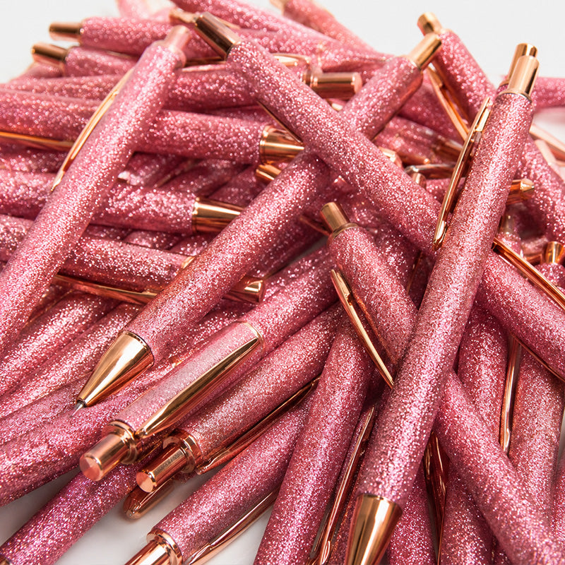 Pink Glitter Ballpoint Pen