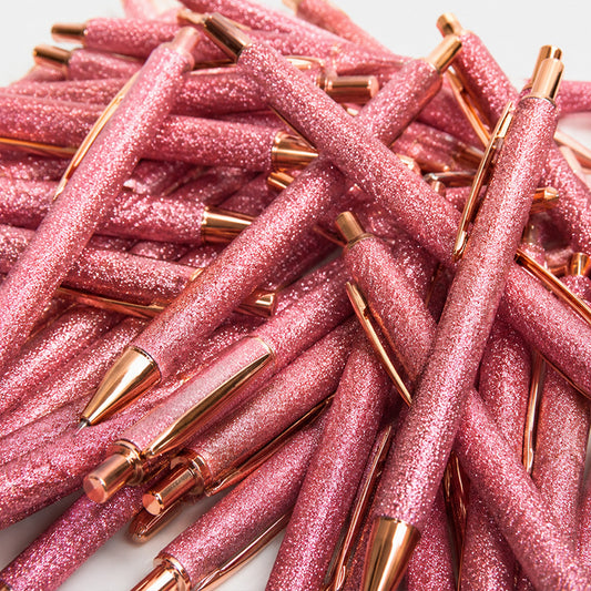 Pink Glitter Ballpoint Pen