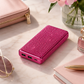 Luxe Crystal Portable Charger, 10,000 mAh - crystal, rose gold, pink, purple, aqua