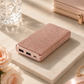 Luxe Crystal Portable Charger, 10,000 mAh - crystal, rose gold, pink, purple, aqua