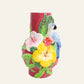 Tall Tropical Parrot Ceramic Vase