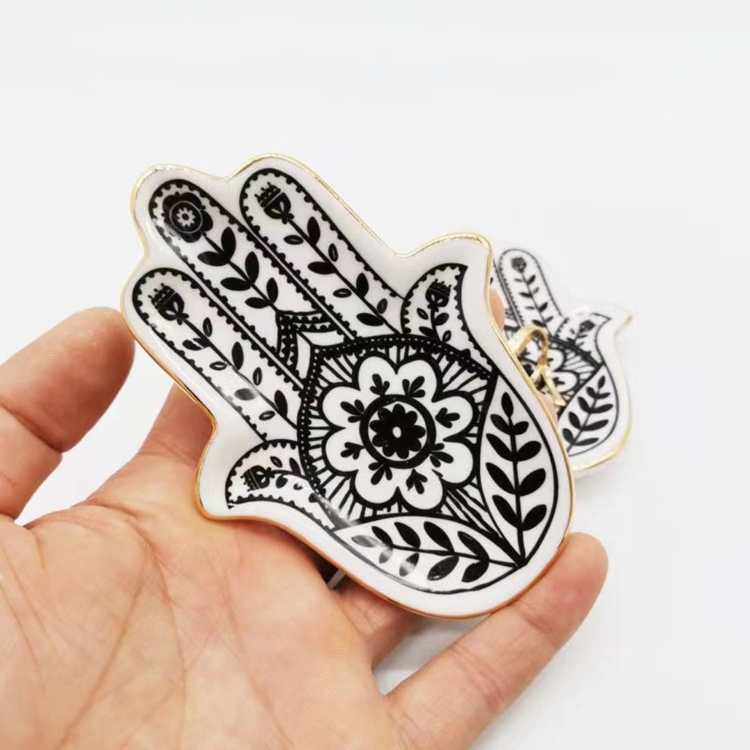 Hamsa Hand Trinket Tray