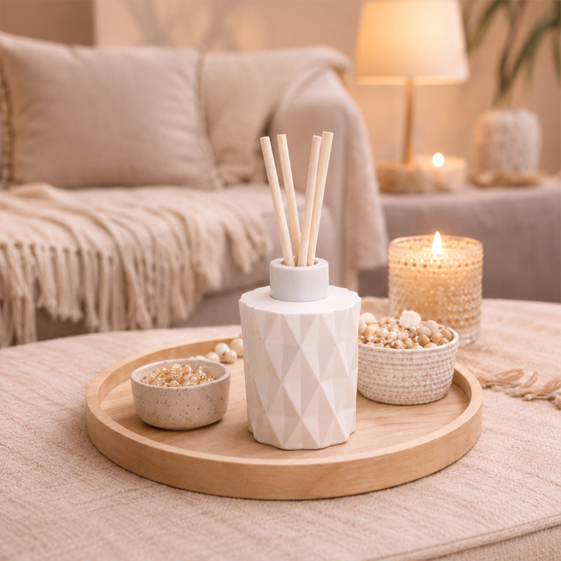 Zaria Diffuser 175ml - Pearl White