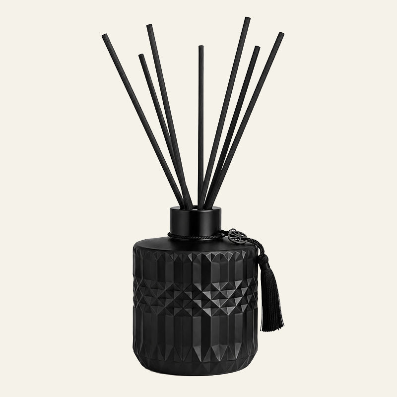 Deco Black Reed Diffuser with Custom Lid Finish