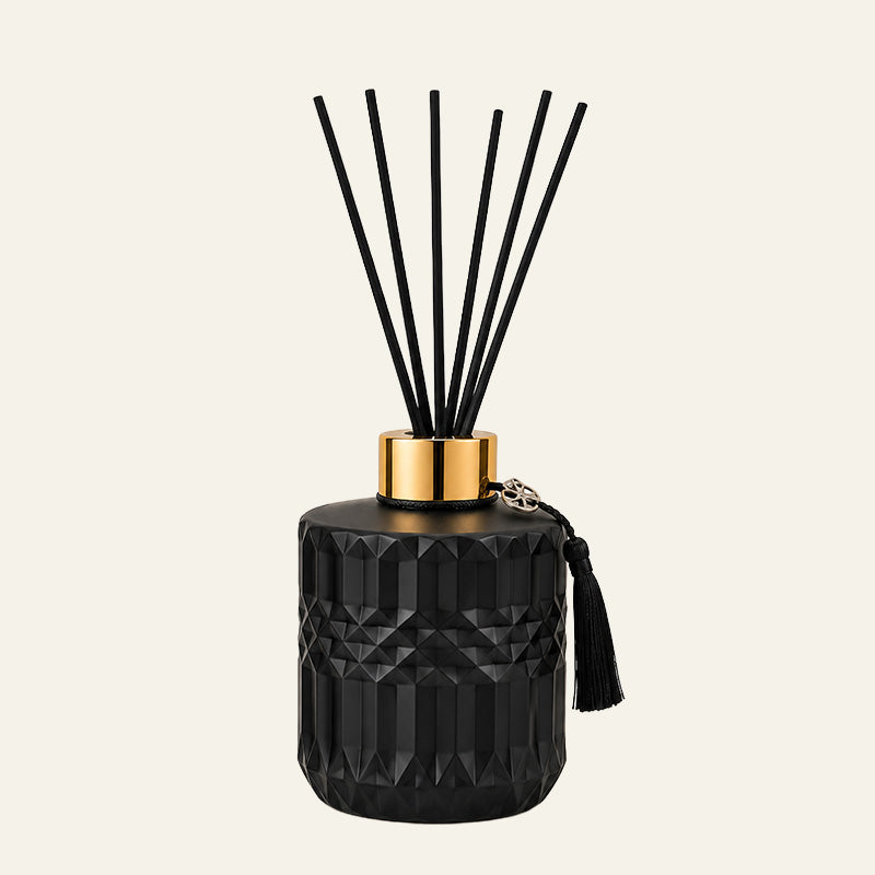 Deco Black Reed Diffuser with Custom Lid Finish