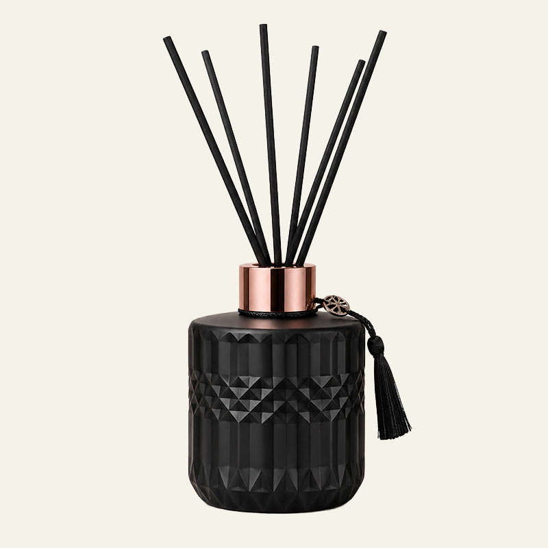 Deco Black Reed Diffuser with Custom Lid Finish
