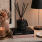 Deco Black Reed Diffuser with Custom Lid Finish