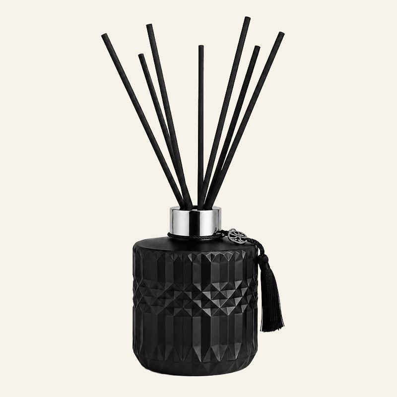 Deco Black Reed Diffuser with Custom Lid Finish