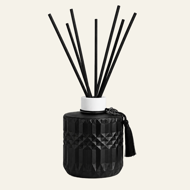 Deco Black Reed Diffuser with Custom Lid Finish