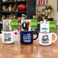 Men's Republic Sports Mugs with Gift Sets  in Shelf Tray