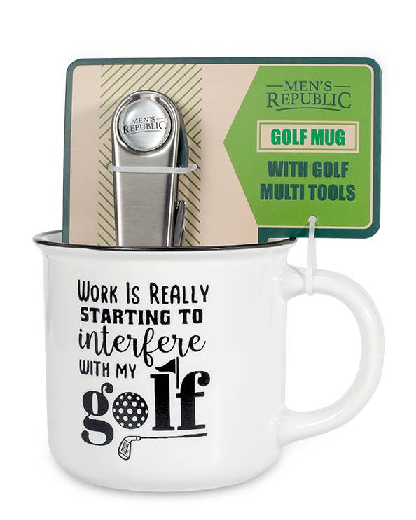 Sports Ceramic Mug & Accessory Gift Set - Choice of Design