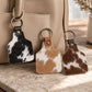 Cattle Tag Cowhide Keyring