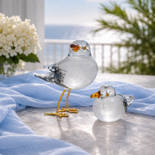 Glass Standing Seagull
