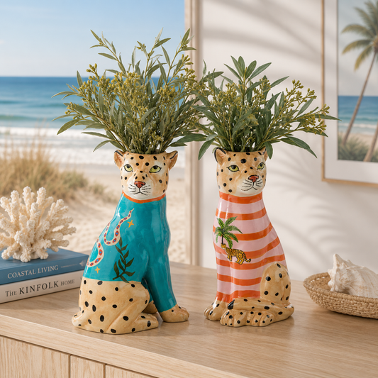 Larry the Leopard Planter