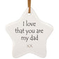 Hanging Dad Keepsake – Choice of 5 Designs