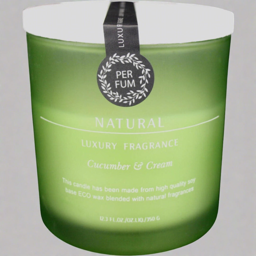 Candle Luxury Cucumber & Cream