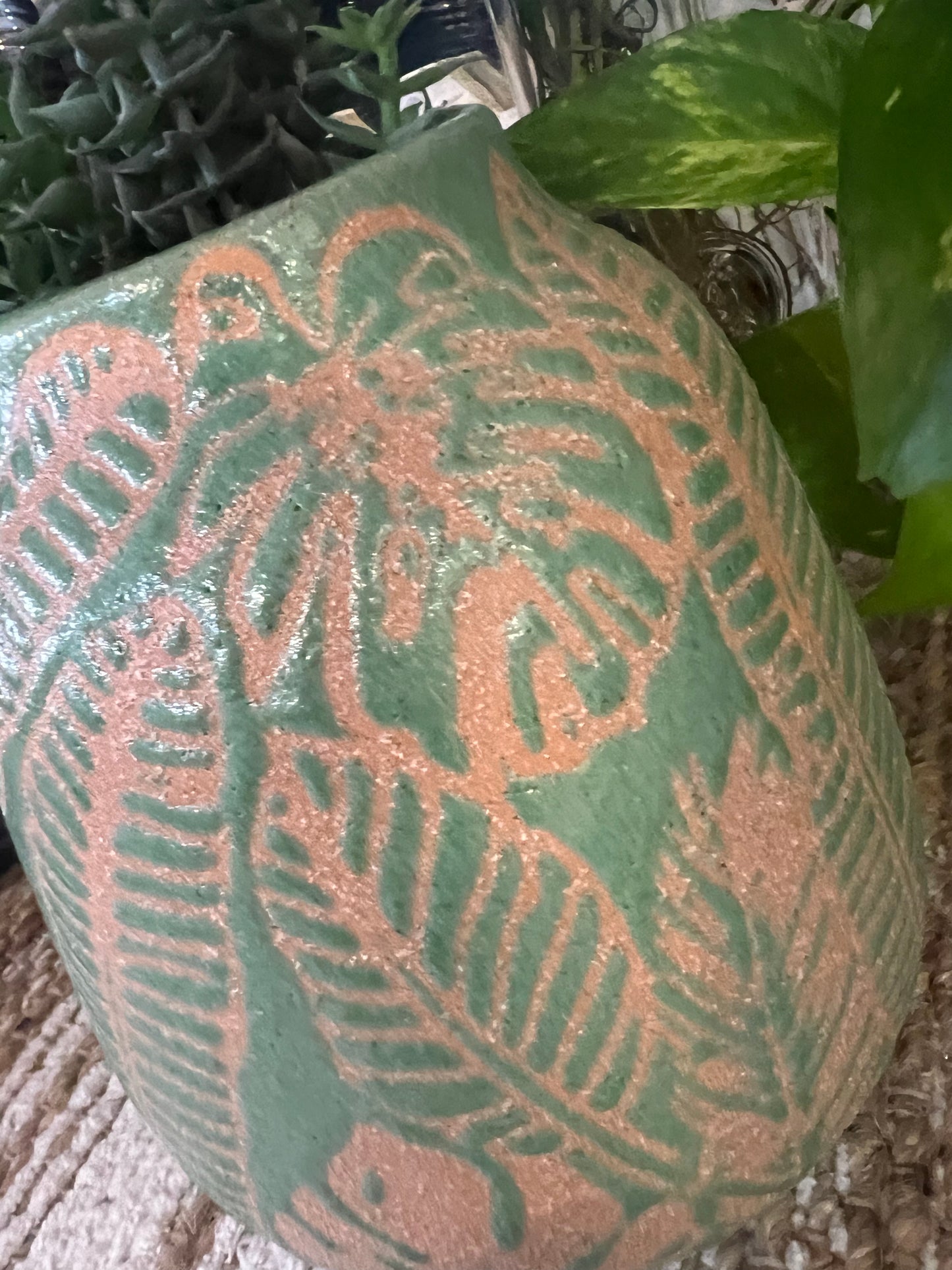 Vase Pattern Green