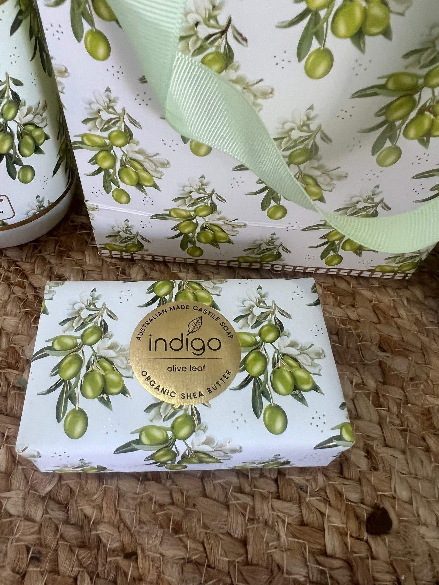 Indigo Body Wash & Hand Cream & Soap & Bag