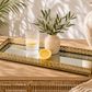 Antique Gold Greek Key Mirror Tray