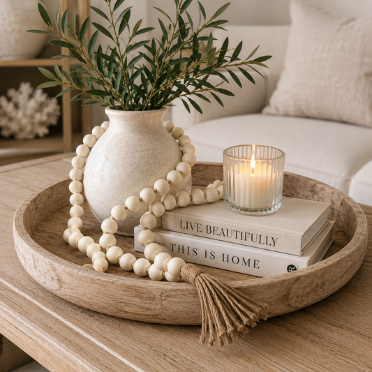 Natural Beaded Garland