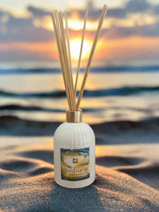 Sunburst White & Gold 250mls Reed Diffusers